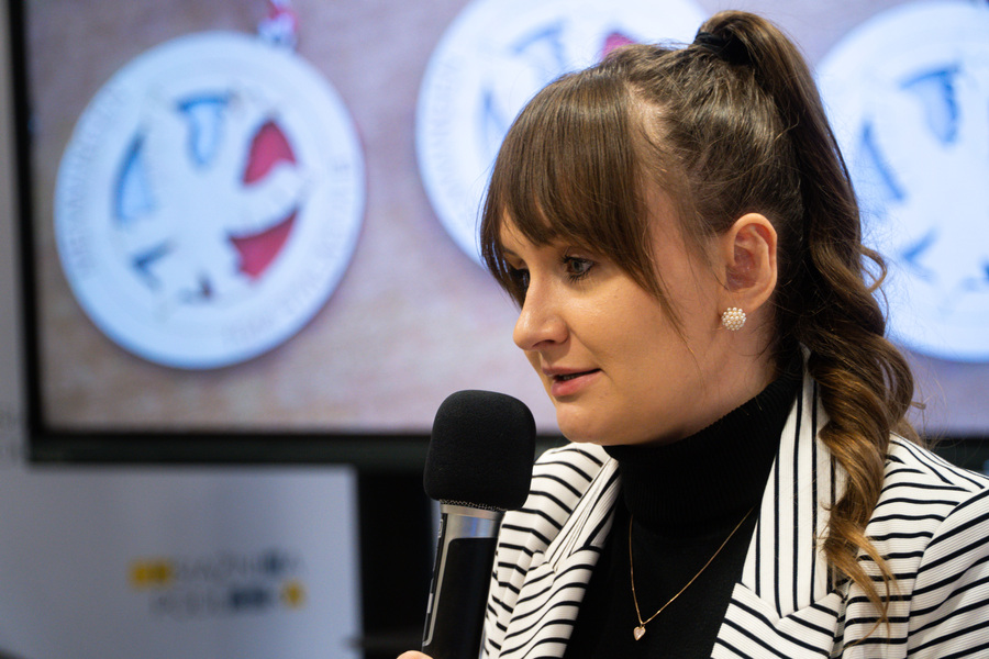 Zajęcia dla uczniów w oparciu o świąteczny materiał edukacyjny pt. „Bombka z Memmingen” – 29 listopada 2024, fot. Paweł Bezubik.