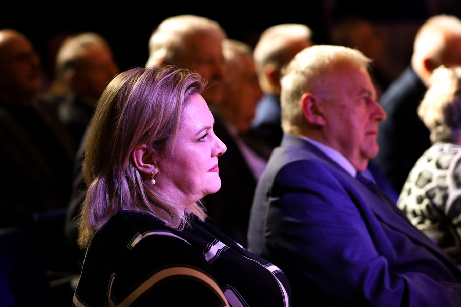 Koncert piosenek barda „Solidarności”, Jacka Kaczmarskiego w wykonaniu Zbigniewa Bibera – 12 grudnia 2024, fot. Paula Prudziłowicz (IPN)