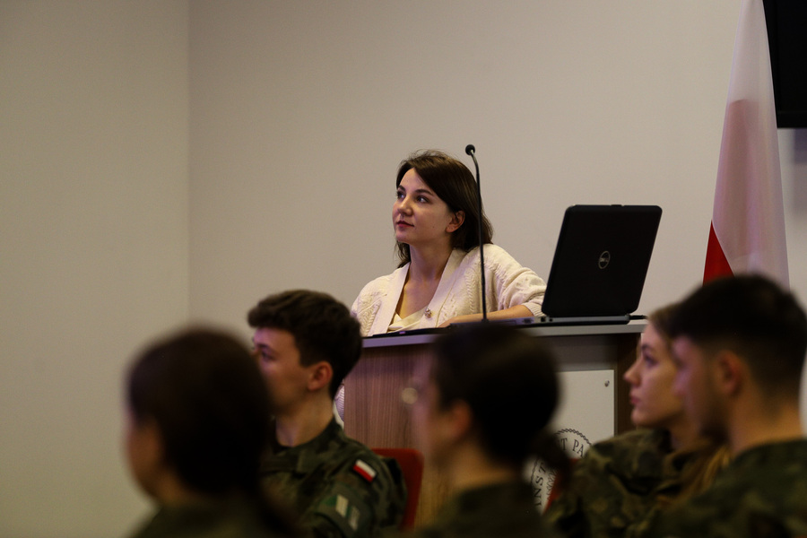 Grudniowe spotkania z młodzieżą w ramach Ogólnopolskiego Konkursu Edukacyjnego „Silni Polską!”, fot. Paula Prudziłowicz (IPN)