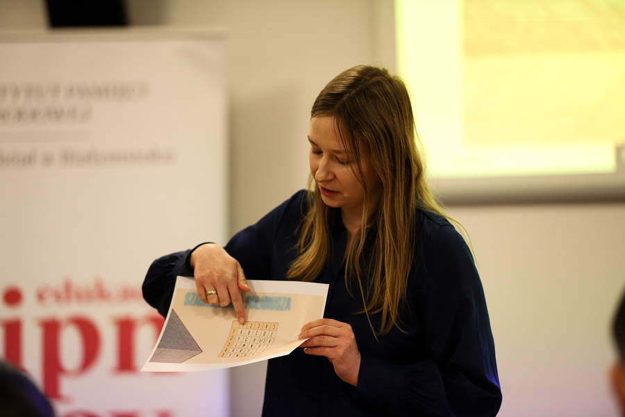 Grudniowe spotkania z młodzieżą w ramach Ogólnopolskiego Konkursu Edukacyjnego „Silni Polską!”, fot. Paula Prudziłowicz (IPN)