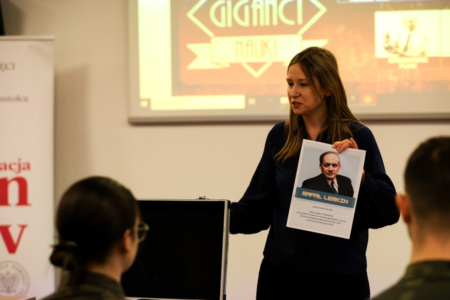 Grudniowe spotkania z młodzieżą w ramach Ogólnopolskiego Konkursu Edukacyjnego „Silni Polską!”, fot. Paula Prudziłowicz (IPN)