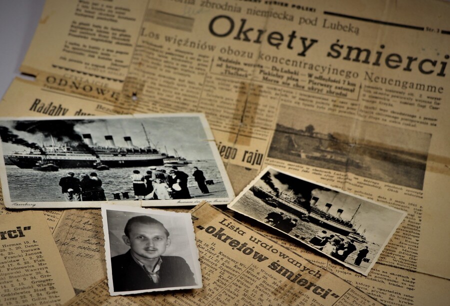 Zbiór pamiątek po Józefie Spradzie, fot. Izabela Kuna (IPN)