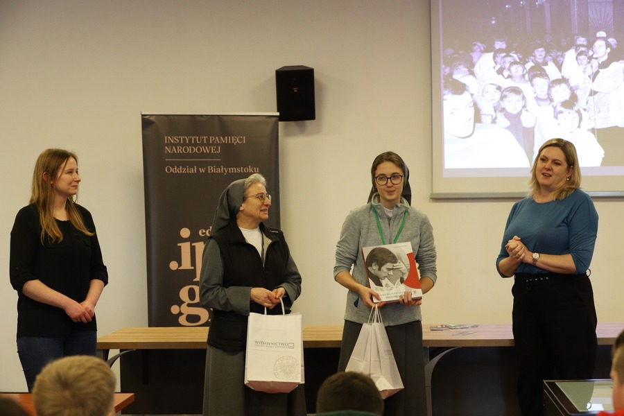 Ferie zimowe w Oddziale Instytutu Pamięci Narodowej w Białymstoku – 28 stycznia 2025, fot. Paula Prudziłowicz (IPN)