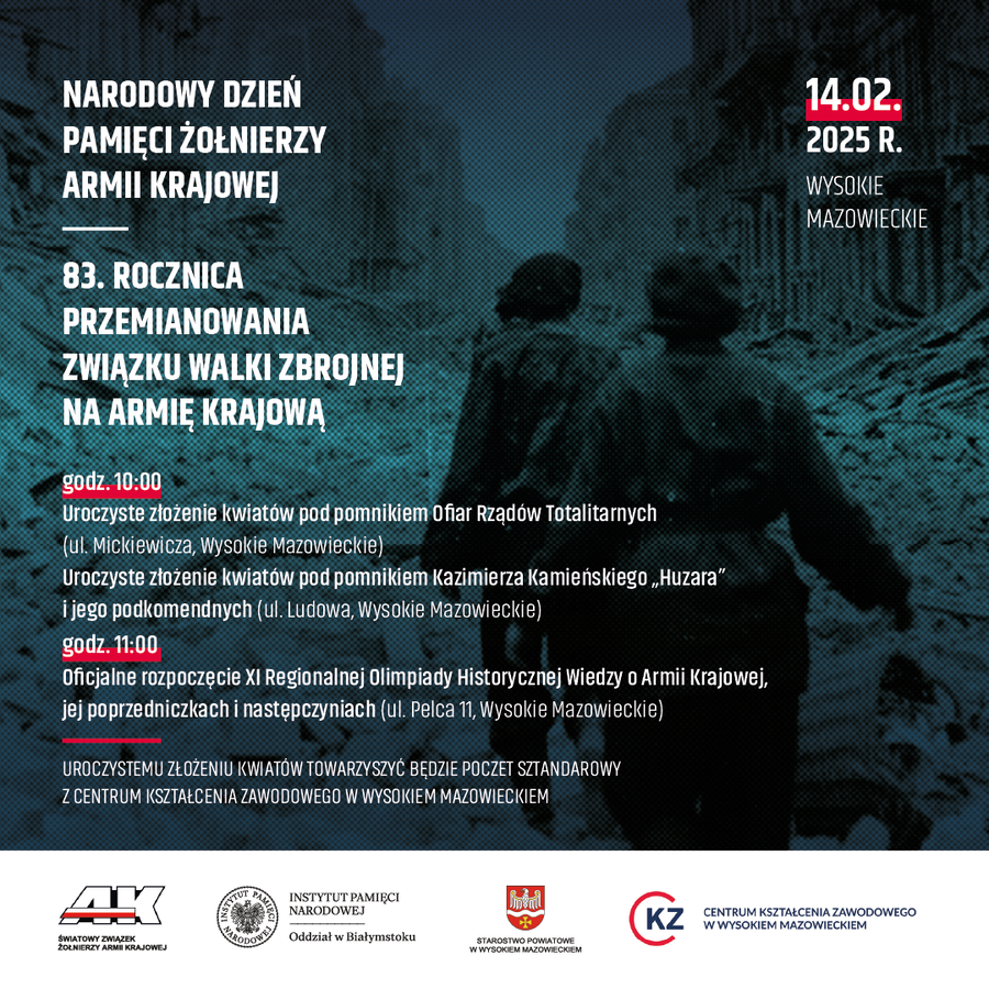 Narodowy Dzień Pamięci Żołnierzy Armii Krajowej – 14 lutego 2025