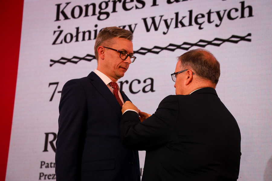 Wręczenie odznaczeń - Krzyża Zasługi oraz Medalu Reipublicae Memoriae Meritum – 7 marca 2025, fot. Paula Prudziłowicz (IPN)