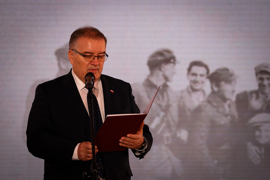 Wręczenie odznaczeń - Krzyża Zasługi oraz Medalu Reipublicae Memoriae Meritum – 7 marca 2025, fot. Paula Prudziłowicz (IPN)