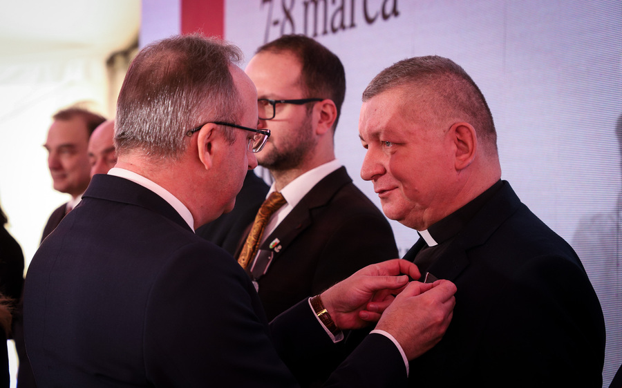 Wręczenie odznaczeń - Krzyża Zasługi oraz Medalu Reipublicae Memoriae Meritum – 7 marca 2025, fot. Paula Prudziłowicz (IPN)