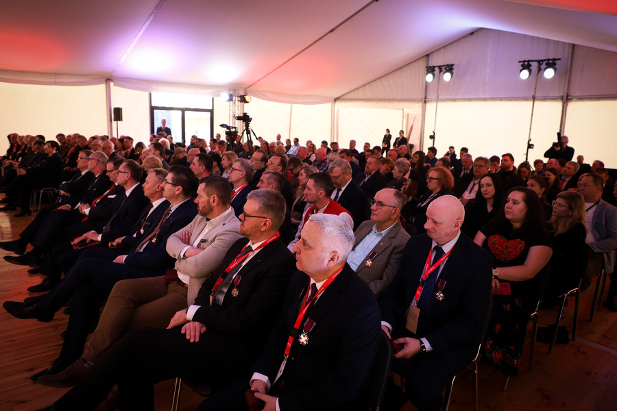 Wręczenie odznaczeń - Krzyża Zasługi oraz Medalu Reipublicae Memoriae Meritum – 7 marca 2025, fot. Paula Prudziłowicz (IPN)