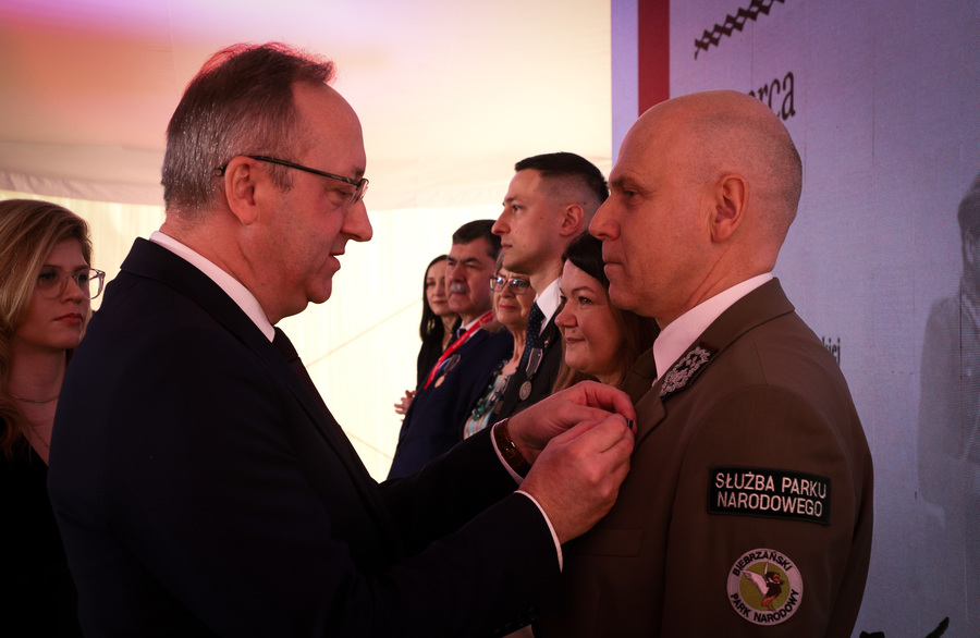 Wręczenie odznaczeń - Krzyża Zasługi oraz Medalu Reipublicae Memoriae Meritum – 7 marca 2025, fot. Paula Prudziłowicz (IPN)