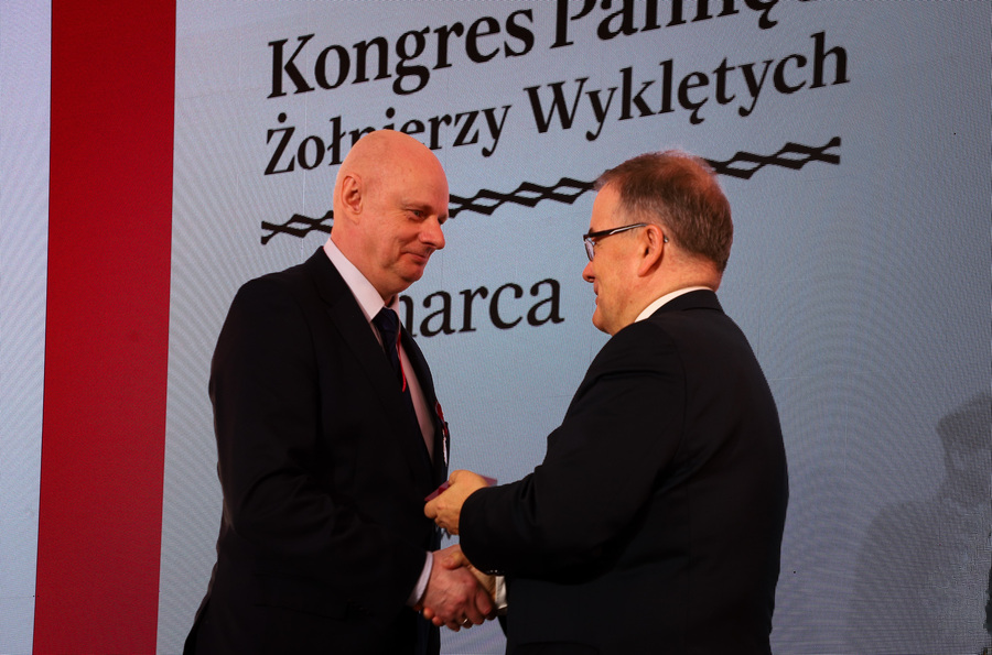 Wręczenie odznaczeń - Krzyża Zasługi oraz Medalu Reipublicae Memoriae Meritum – 7 marca 2025, fot. Paula Prudziłowicz (IPN)