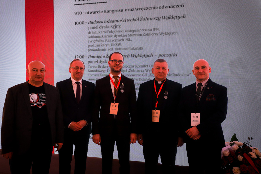 Wręczenie odznaczeń - Krzyża Zasługi oraz Medalu Reipublicae Memoriae Meritum – 7 marca 2025, fot. Paula Prudziłowicz (IPN)