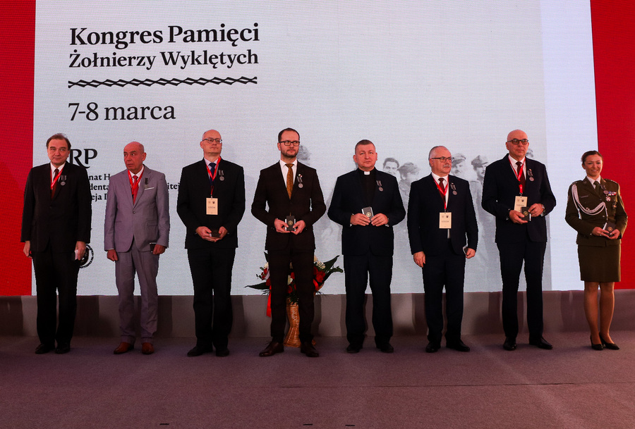 Wręczenie odznaczeń - Krzyża Zasługi oraz Medalu Reipublicae Memoriae Meritum – 7 marca 2025, fot. Paula Prudziłowicz (IPN)