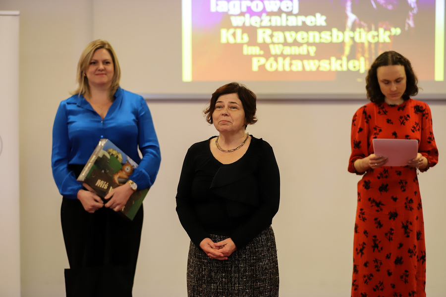 Przesłuchania półfinałowe do XI edycji Ogólnopolskiego Konkursu Recytatorskiego „W kręgu poezji i prozy lagrowej więźniarek obozu KL Ravensbrück” im. Wandy Półtawskiej – 11 marca 2025, fot. Paula Prudziłowicz (IPN)