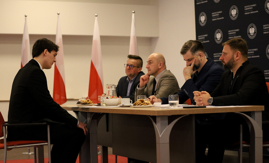 Finałowe przesłuchania XI Regionalnej Olimpiady Historycznej Wiedzy o Armii Krajowej, jej poprzedniczkach i następczyniach – 18 marca 2025, fot. Paula Prudziłowicz (IPN)