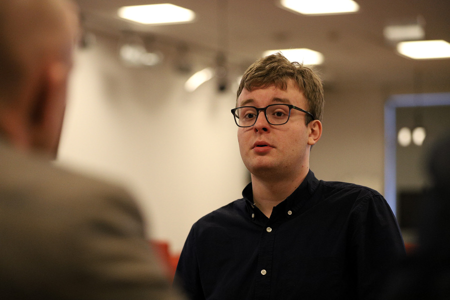 Finałowe przesłuchania XI Regionalnej Olimpiady Historycznej Wiedzy o Armii Krajowej, jej poprzedniczkach i następczyniach – 18 marca 2025, fot. Paula Prudziłowicz (IPN)