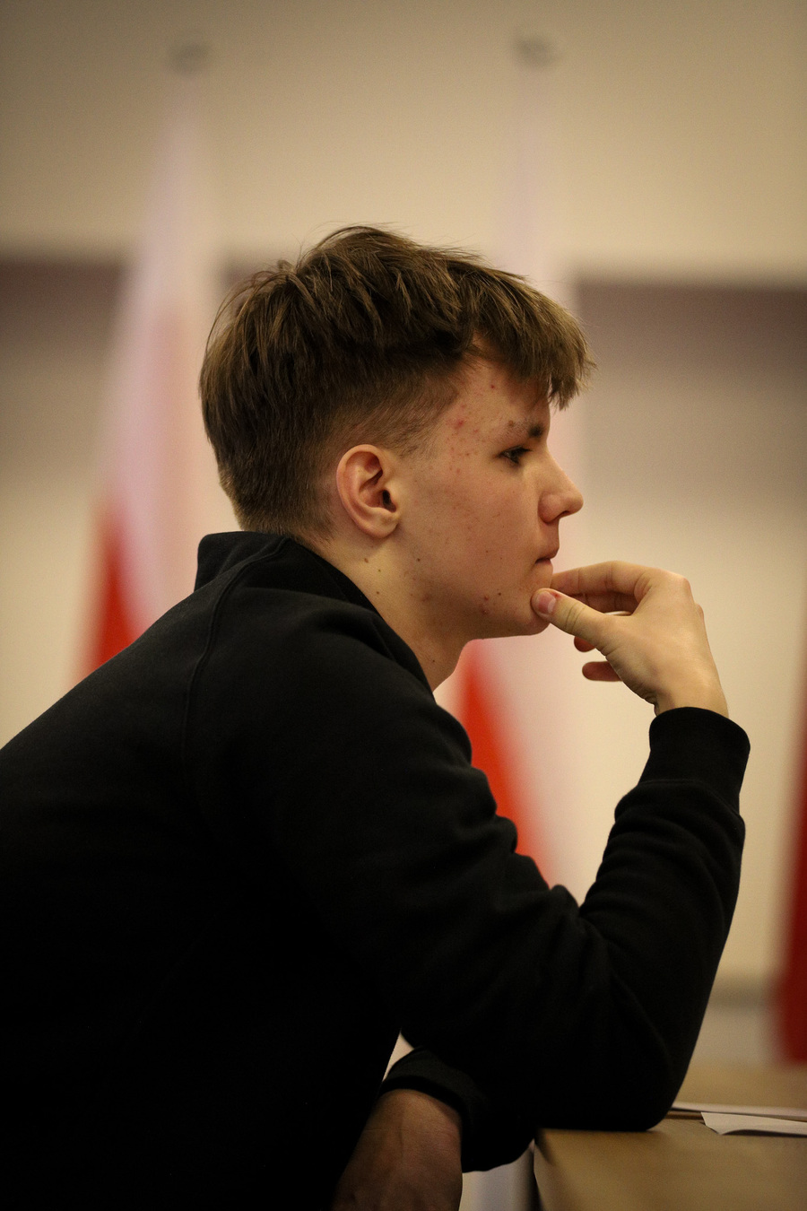 Finałowe przesłuchania XI Regionalnej Olimpiady Historycznej Wiedzy o Armii Krajowej, jej poprzedniczkach i następczyniach – 18 marca 2025, fot. Paula Prudziłowicz (IPN)