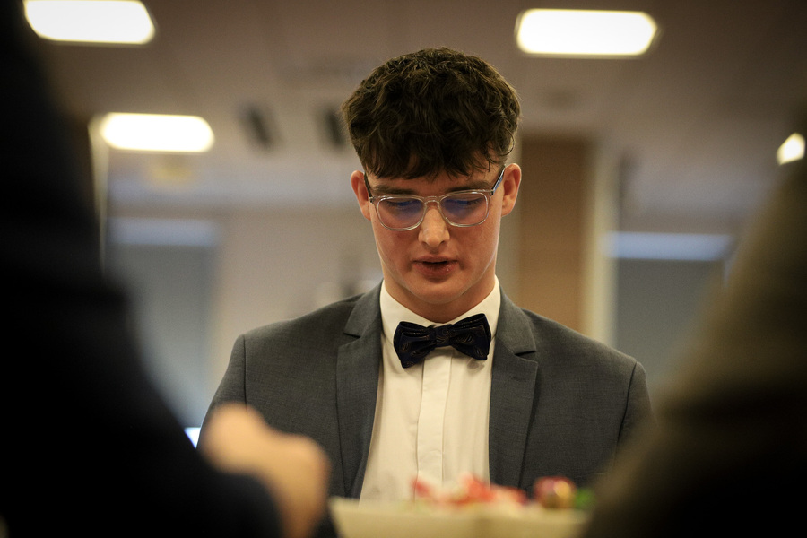 Finałowe przesłuchania XI Regionalnej Olimpiady Historycznej Wiedzy o Armii Krajowej, jej poprzedniczkach i następczyniach – 18 marca 2025, fot. Paula Prudziłowicz (IPN)