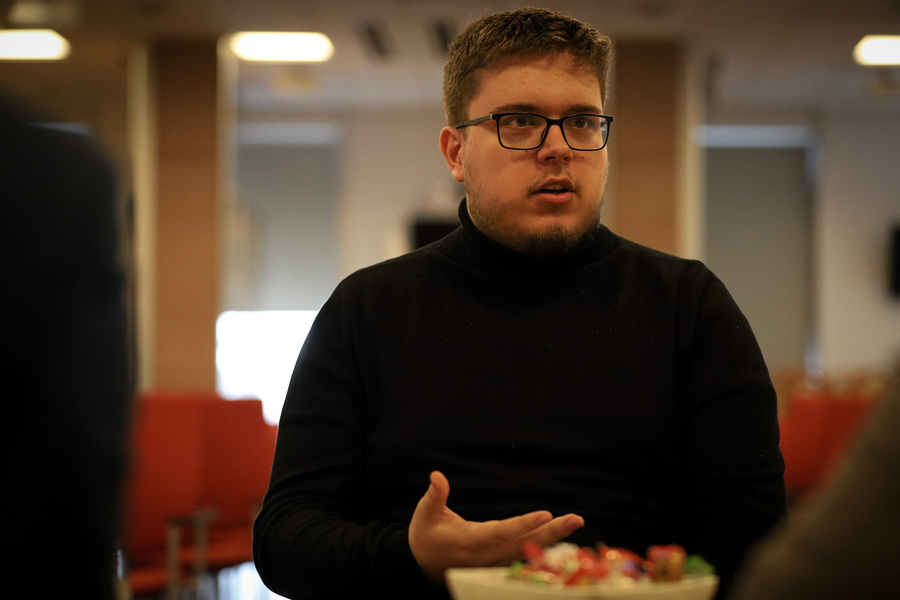 Finałowe przesłuchania XI Regionalnej Olimpiady Historycznej Wiedzy o Armii Krajowej, jej poprzedniczkach i następczyniach – 18 marca 2025, fot. Paula Prudziłowicz (IPN)