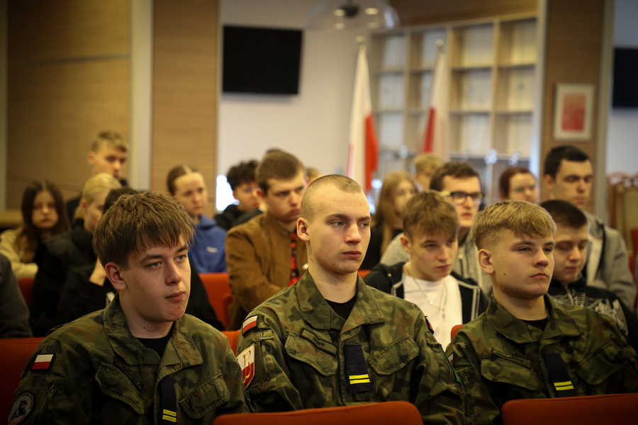 Pierwsze spotkanie uczestników projektu „W służbie Ojczyźnie" – 17 marca 2025, fot. Paula Prudziłowicz (IPN)