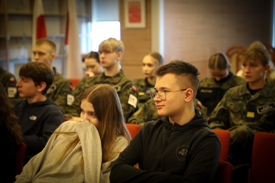 Pierwsze spotkanie uczestników projektu „W służbie Ojczyźnie" – 17 marca 2025, fot. Paula Prudziłowicz (IPN)