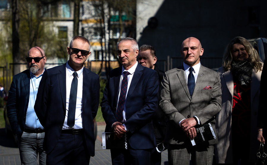 Uroczystości upamiętniające ofiary Zbrodni Katyńskiej w Ostrowi Mazowieckiej – 4 kwietnia 2025, fot. Paula Prudziłowicz (IPN)