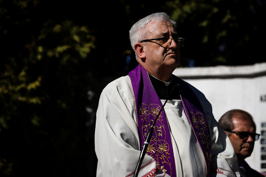 Uroczystości upamiętniające ofiary Zbrodni Katyńskiej w Ostrowi Mazowieckiej – 4 kwietnia 2025, fot. Paula Prudziłowicz (IPN)