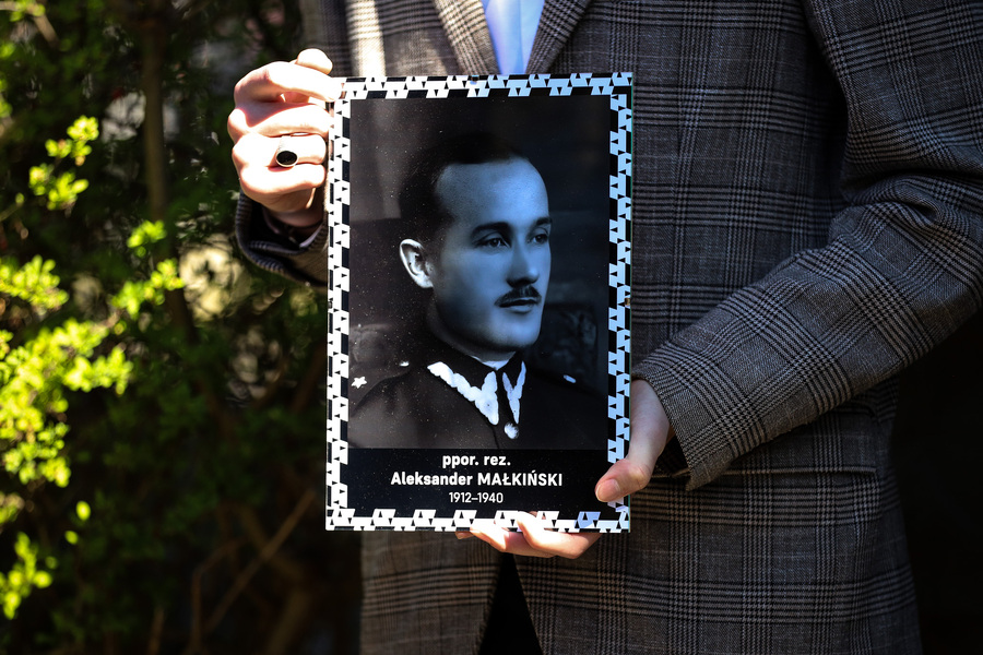 Uroczystości upamiętniające ofiary Zbrodni Katyńskiej w Ostrowi Mazowieckiej – 4 kwietnia 2025, fot. Paula Prudziłowicz (IPN)