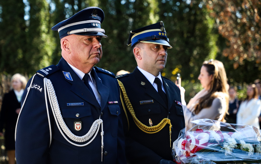 Uroczystości upamiętniające ofiary Zbrodni Katyńskiej w Ostrowi Mazowieckiej – 4 kwietnia 2025, fot. Paula Prudziłowicz (IPN)