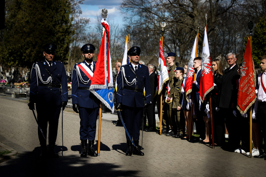 Uroczystości upamiętniające ofiary Zbrodni Katyńskiej w Ostrowi Mazowieckiej – 4 kwietnia 2025, fot. Paula Prudziłowicz (IPN)