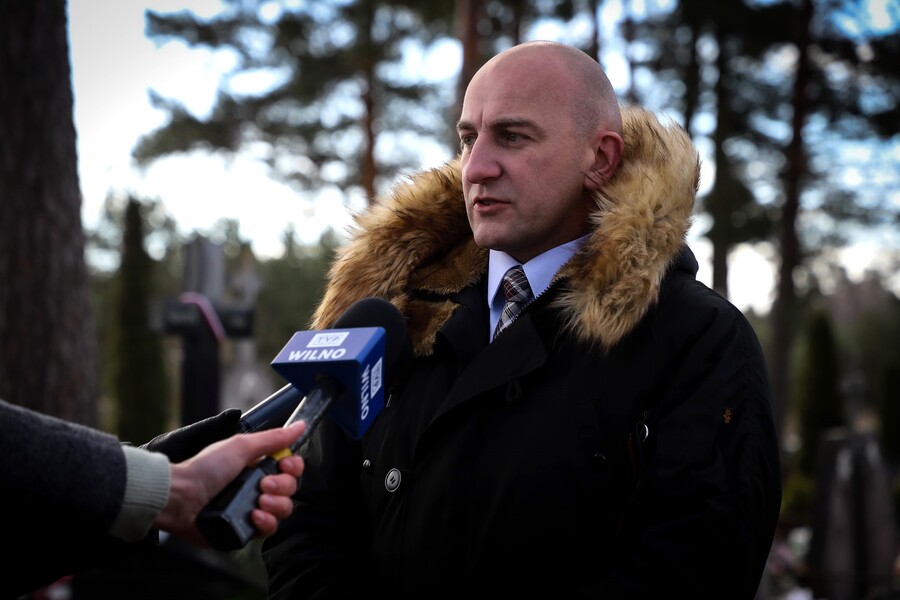 Pamięć nie umiera – 85. rocznica Zbrodni Katyńskiej na Litwie – 9 kwietnia 2025, fot. Paula Prudziłowicz (IPN)