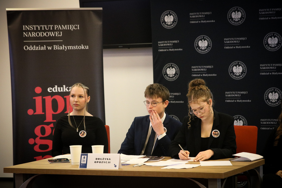 Eliminacje regionalne do X Turnieju Debat Historycznych IPN – 9 kwietnia 2025, fot. Teresa Dzięgielewska (IPN)
