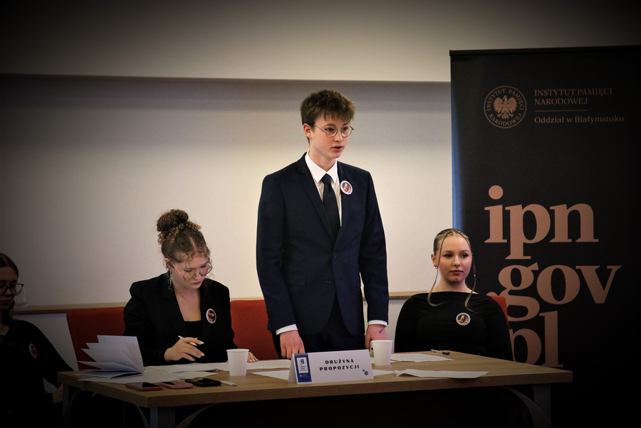 Eliminacje regionalne do X Turnieju Debat Historycznych IPN – 9 kwietnia 2025, fot. Teresa Dzięgielewska (IPN)