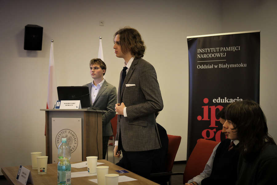 Eliminacje regionalne do X Turnieju Debat Historycznych IPN – 9 kwietnia 2025, fot. Teresa Dzięgielewska (IPN)