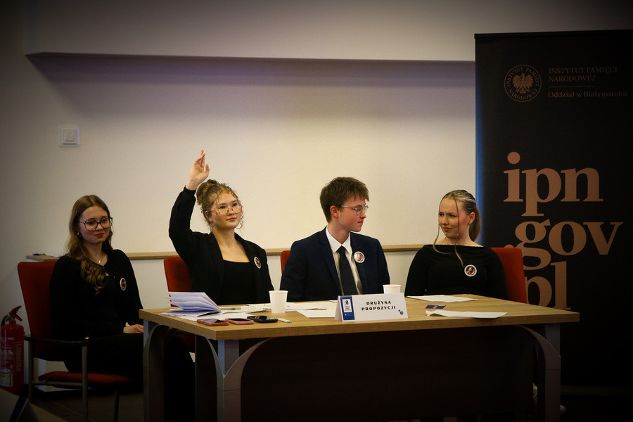 Eliminacje regionalne do X Turnieju Debat Historycznych IPN – 9 kwietnia 2025, fot. Teresa Dzięgielewska (IPN)
