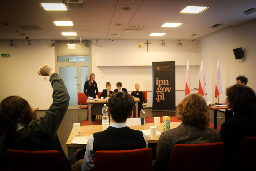 Eliminacje regionalne do X Turnieju Debat Historycznych IPN – 9 kwietnia 2025, fot. Teresa Dzięgielewska (IPN)