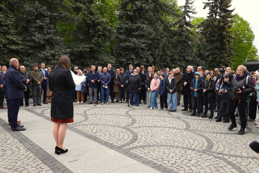 Otwarcie wystawy „...i nigdy nie wrócili do domu. Alfabet Obławy Augustowskiej” autorstwa Jarosława Wasilewskiego – 8 maja 2025, fot. Paula Prudziłowicz (IPN)