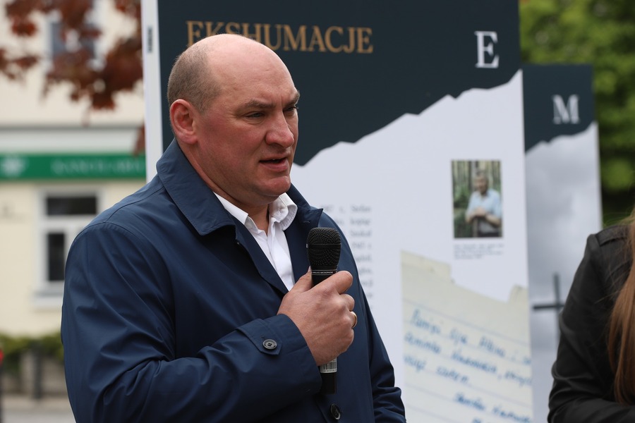 Otwarcie wystawy „...i nigdy nie wrócili do domu. Alfabet Obławy Augustowskiej” autorstwa Jarosława Wasilewskiego – 8 maja 2025, fot. Paula Prudziłowicz (IPN)