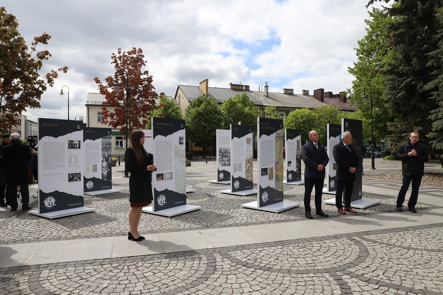 Otwarcie wystawy „...i nigdy nie wrócili do domu. Alfabet Obławy Augustowskiej” autorstwa Jarosława Wasilewskiego – 8 maja 2025, fot. Paula Prudziłowicz (IPN)