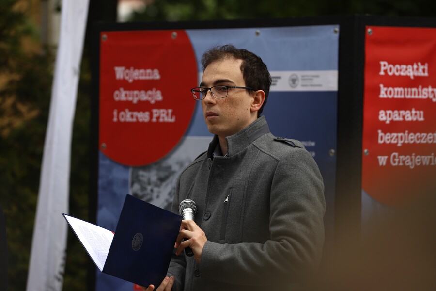 Uroczystość pod hasłem „Wolność bez Wolności” w Grajewie – 9 maja 2025, fot. Paula Prudziłowicz (IPN)