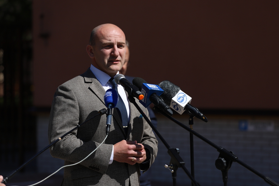 Zginęli, bo byli Polakami - konferencja prasowa Oddziału Instytutu Pamięci Narodowej w Białymstoku poświęcona 80. rocznicy Obławy Augustowskiej – 7 maja 2025, fot. Karolina Dobek (IPN)