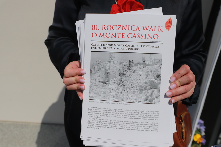 Uroczyste obchody 81. rocznicy walk o Monte Cassino w Tryczówce – 25 maja 2025, fot. Paula Prudziłowicz (IPN)
