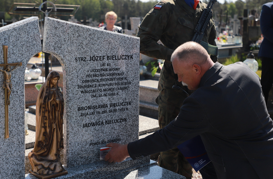 Uroczyste obchody 81. rocznicy walk o Monte Cassino w Tryczówce – 25 maja 2025, fot. Paula Prudziłowicz (IPN)