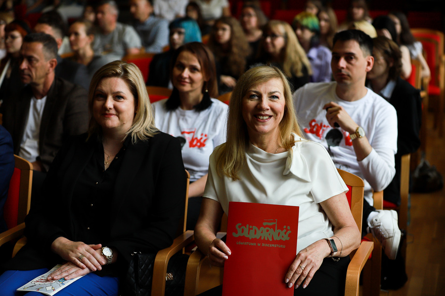 Gala finałowa Wojewódzkiego Konkursu Edukacyjnego „Solidarność to jedność...” – 3 czerwca 2025, fot. Paula Prudziłowicz (IPN)