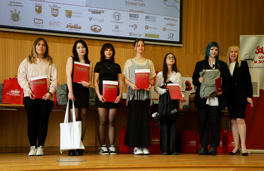 Gala finałowa Wojewódzkiego Konkursu Edukacyjnego „Solidarność to jedność...” – 3 czerwca 2025, fot. Paula Prudziłowicz (IPN)