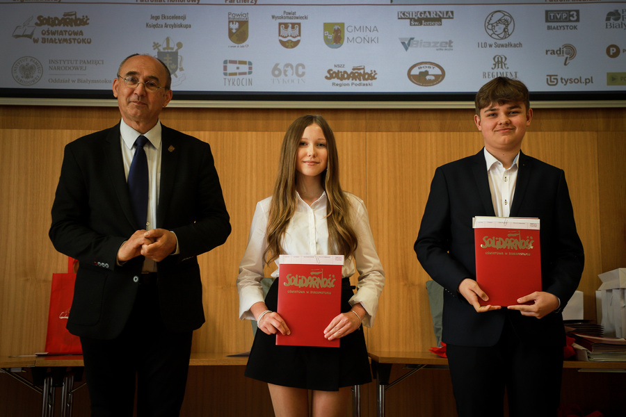 Gala finałowa Wojewódzkiego Konkursu Edukacyjnego „Solidarność to jedność...” – 3 czerwca 2025, fot. Paula Prudziłowicz (IPN)