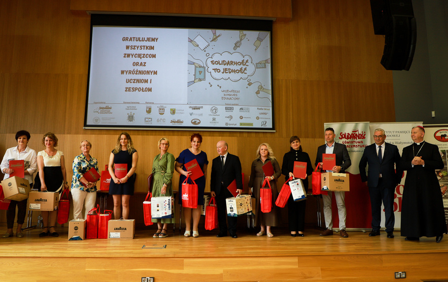 Gala finałowa Wojewódzkiego Konkursu Edukacyjnego „Solidarność to jedność...” – 3 czerwca 2025, fot. Paula Prudziłowicz (IPN)