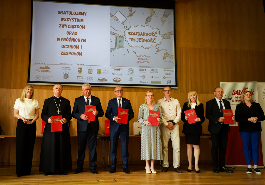 Gala finałowa Wojewódzkiego Konkursu Edukacyjnego „Solidarność to jedność...” – 3 czerwca 2025, fot. Paula Prudziłowicz (IPN)