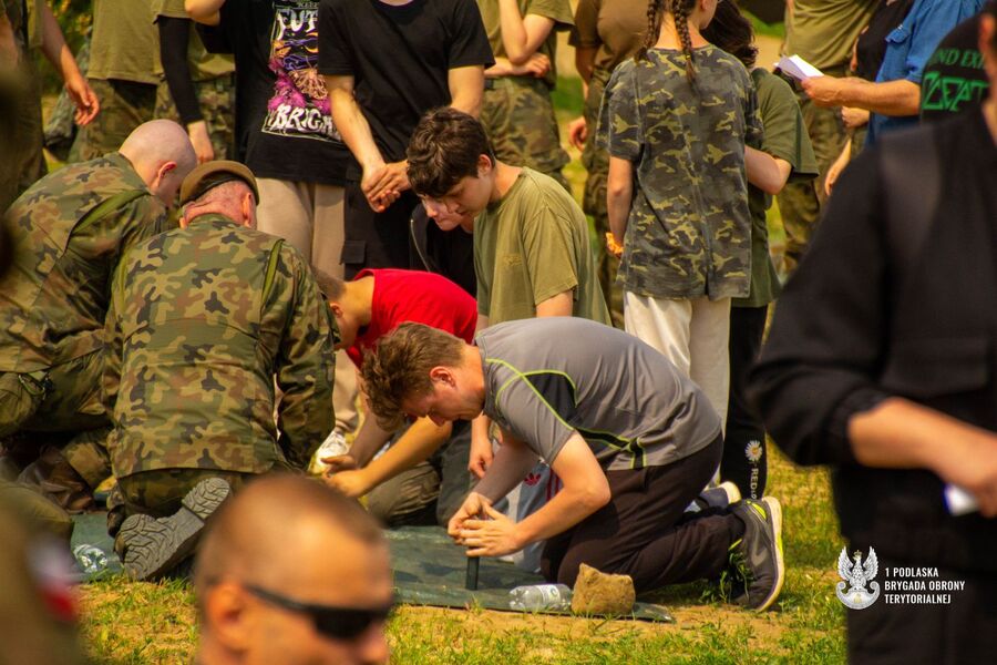 Podsumowanie trzeciej edycji projektu edukacyjnego „W służbie Ojczyźnie”, fot. 1 Podlaska Brygada Obrony Terytorialnej