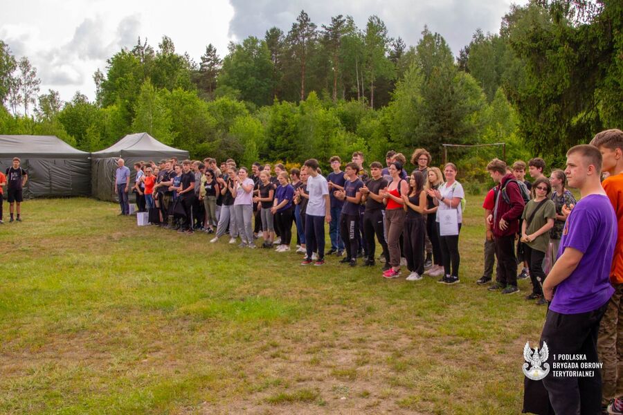 Podsumowanie trzeciej edycji projektu edukacyjnego „W służbie Ojczyźnie”, fot. 1 Podlaska Brygada Obrony Terytorialnej