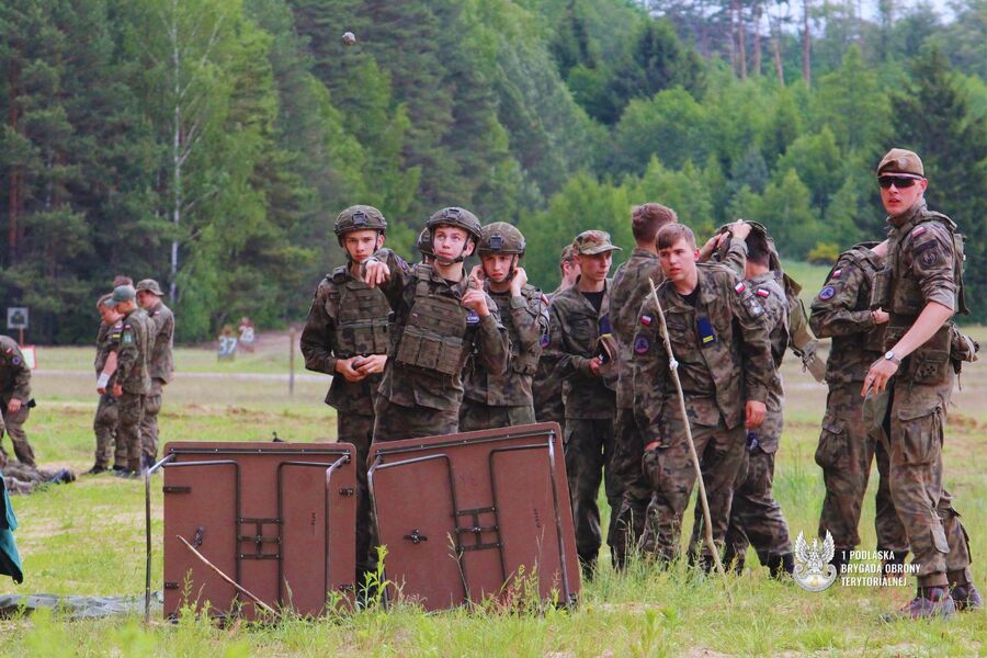 Podsumowanie trzeciej edycji projektu edukacyjnego „W służbie Ojczyźnie”, fot. 1 Podlaska Brygada Obrony Terytorialnej